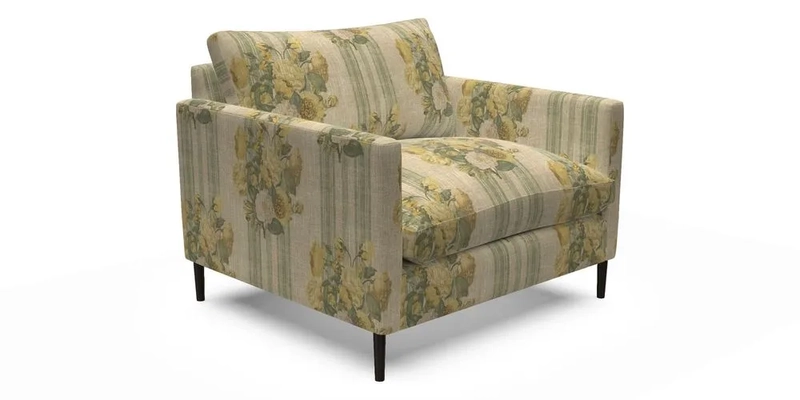 Heyshott Snuggler in Two Tone Plain Biscuit. Loose cover option available