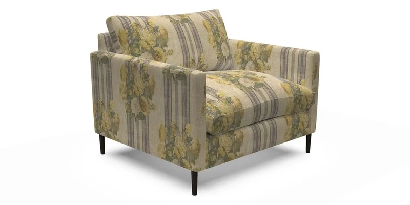 Heyshott Snuggler in Two Tone Plain Biscuit. Loose cover option available