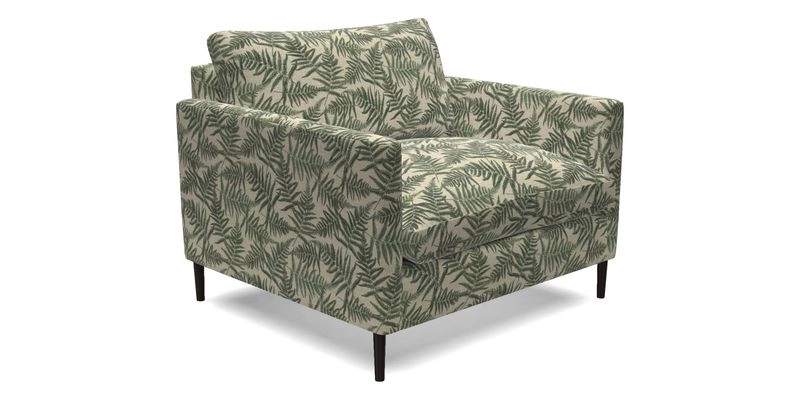 Heyshott Snuggler in Two Tone Plain Biscuit. Loose cover option available