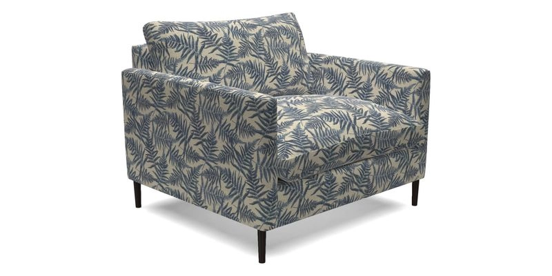 Heyshott Snuggler in Two Tone Plain Biscuit. Loose cover option available