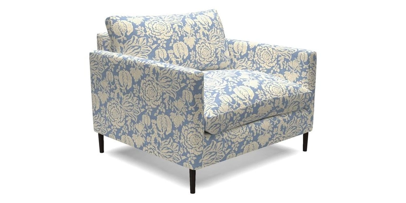 Heyshott Snuggler in Two Tone Plain Biscuit. Loose cover option available