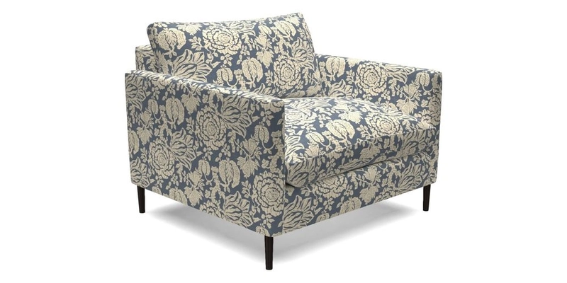 Heyshott Snuggler in Two Tone Plain Biscuit. Loose cover option available