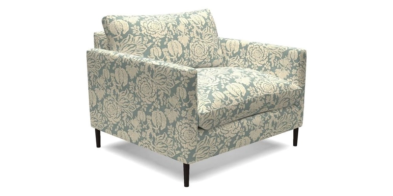 Heyshott Snuggler in Two Tone Plain Biscuit. Loose cover option available