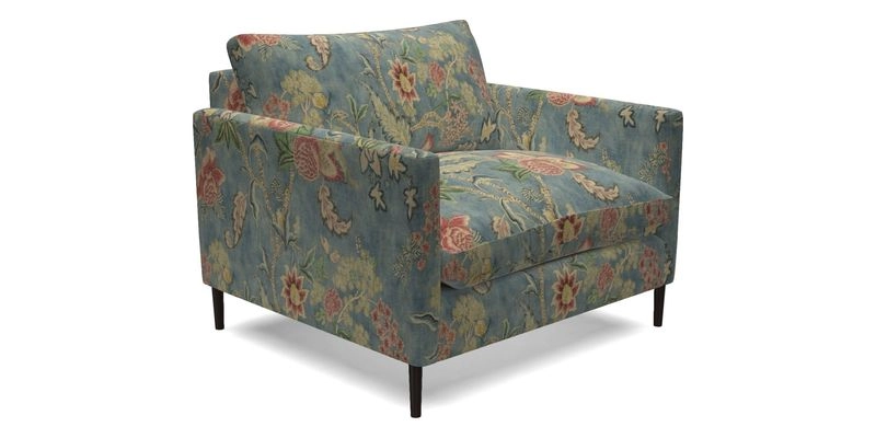 Heyshott Snuggler in Two Tone Plain Biscuit. Loose cover option available