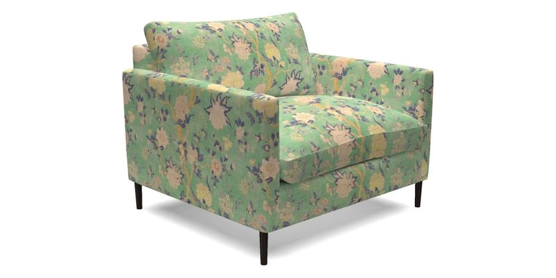 Heyshott Snuggler in Two Tone Plain Biscuit. Loose cover option available