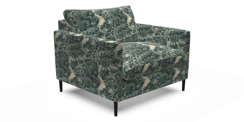 Heyshott Snuggler in Two Tone Plain Biscuit. Loose cover option available