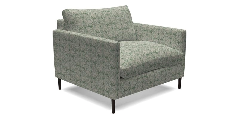 Heyshott Snuggler in Two Tone Plain Biscuit. Loose cover option available