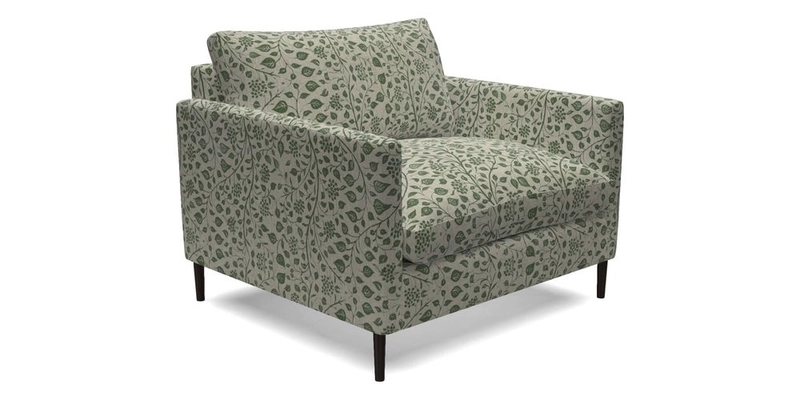 Heyshott Snuggler in Two Tone Plain Biscuit. Loose cover option available