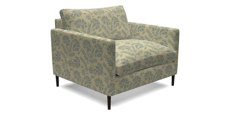 Heyshott Snuggler in Two Tone Plain Biscuit. Loose cover option available