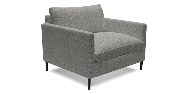 Heyshott Snuggler in Two Tone Plain Biscuit. Loose cover option available