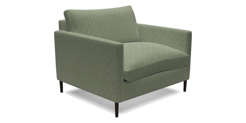 Heyshott Snuggler in Two Tone Plain Biscuit. Loose cover option available