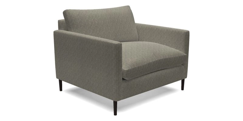 Heyshott Snuggler in Two Tone Plain Biscuit. Loose cover option available