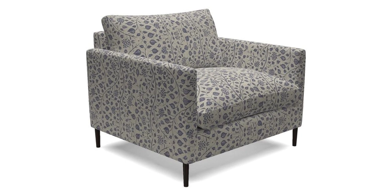 Heyshott Snuggler in Two Tone Plain Biscuit. Loose cover option available