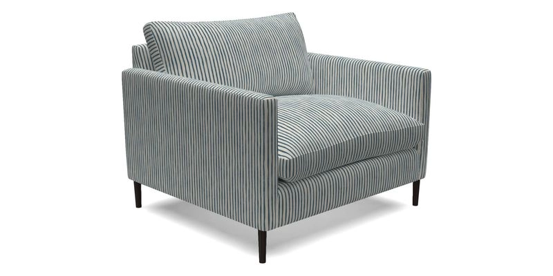 Heyshott Snuggler in Two Tone Plain Biscuit. Loose cover option available