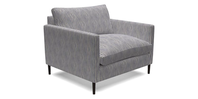 Heyshott Snuggler in Two Tone Plain Biscuit. Loose cover option available