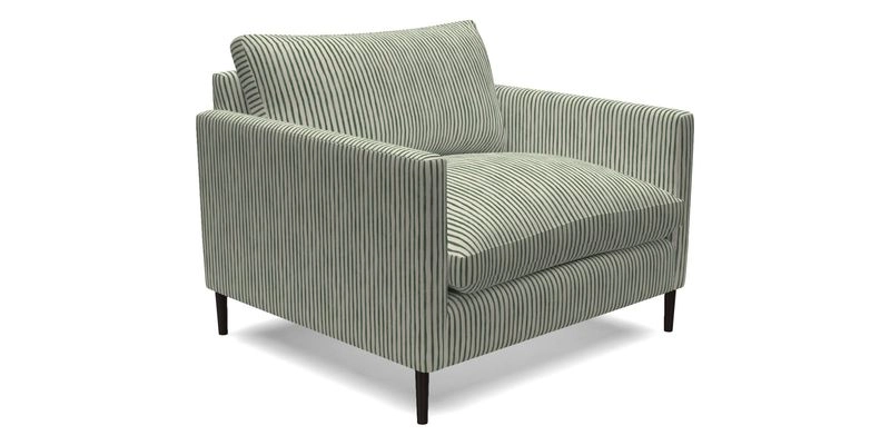 Heyshott Snuggler in Two Tone Plain Biscuit. Loose cover option available