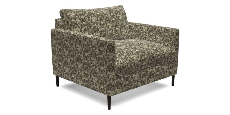 Heyshott Snuggler in Two Tone Plain Biscuit. Loose cover option available