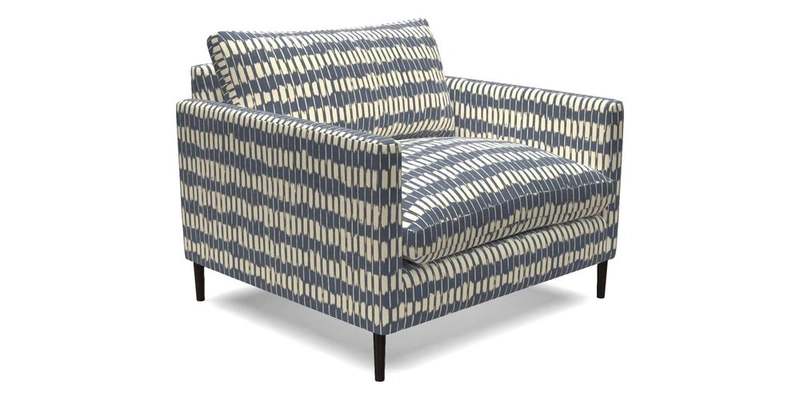 Heyshott Snuggler in Two Tone Plain Biscuit. Loose cover option available