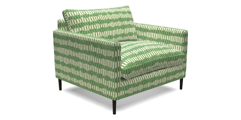 Heyshott Snuggler in Two Tone Plain Biscuit. Loose cover option available