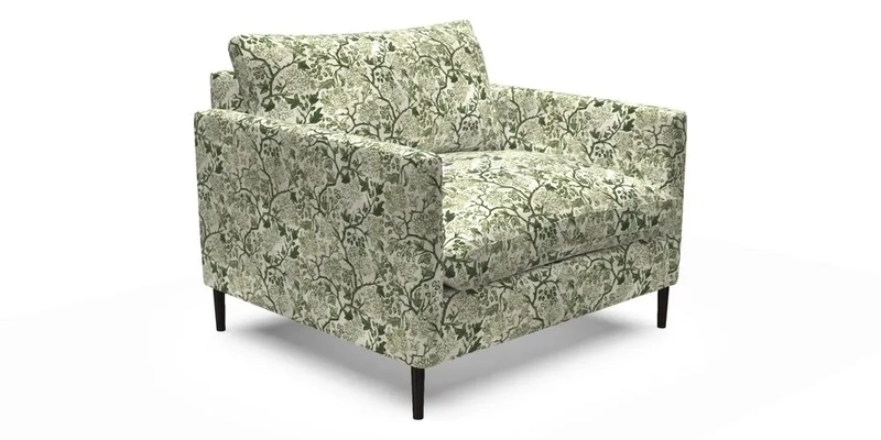 Heyshott Snuggler in Two Tone Plain Biscuit. Loose cover option available