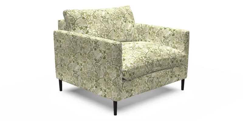 Heyshott Snuggler in Two Tone Plain Biscuit. Loose cover option available