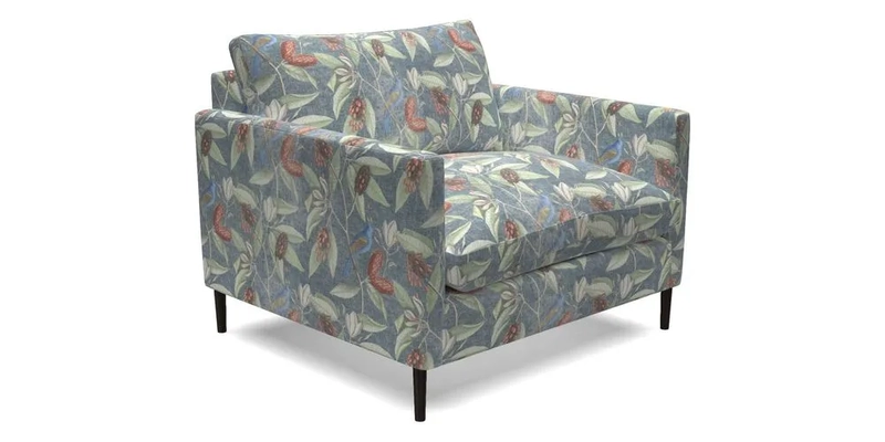 Heyshott Snuggler in Two Tone Plain Biscuit. Loose cover option available