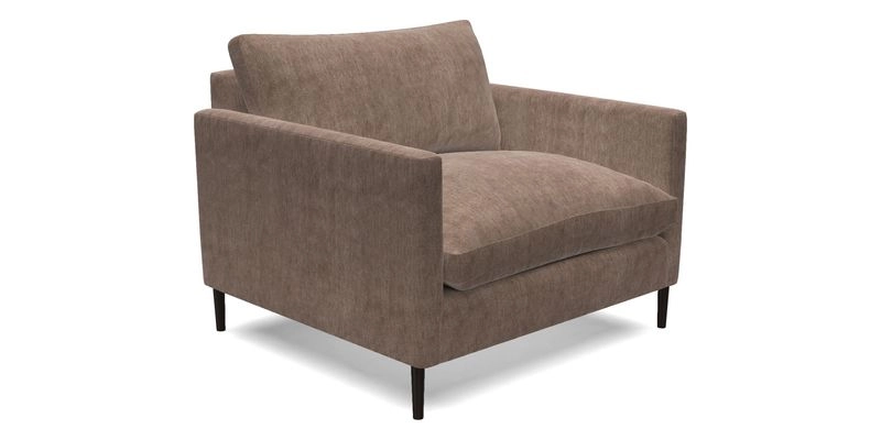 Heyshott Snuggler in Two Tone Plain Biscuit. Loose cover option available