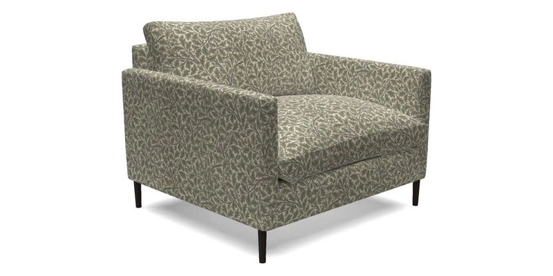 Heyshott Snuggler in Two Tone Plain Biscuit. Loose cover option available