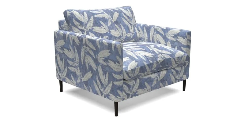 Heyshott Snuggler in Two Tone Plain Biscuit. Loose cover option available