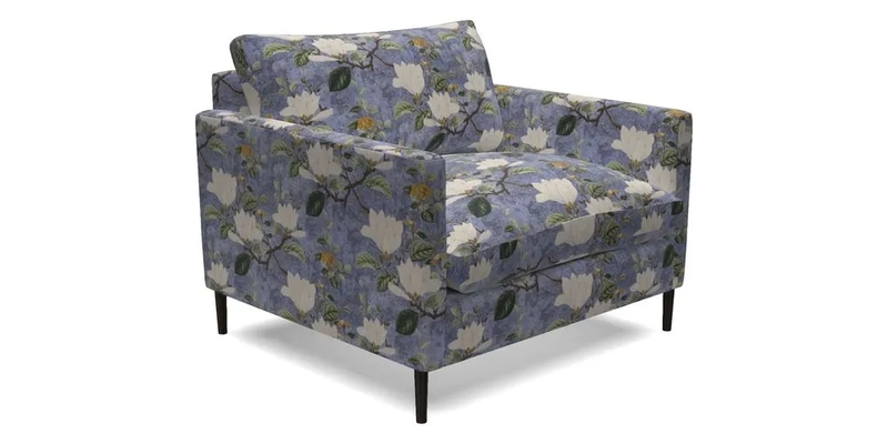 Heyshott Snuggler in Two Tone Plain Biscuit. Loose cover option available