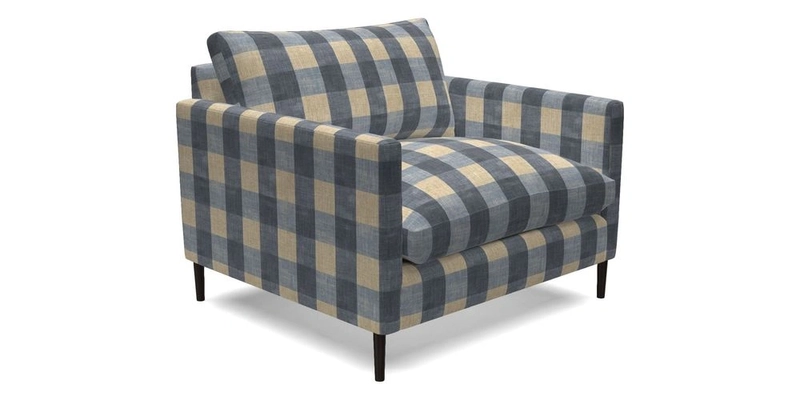 Heyshott Snuggler in Two Tone Plain Biscuit. Loose cover option available