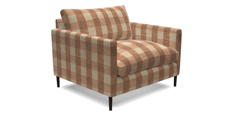 Heyshott Snuggler in Two Tone Plain Biscuit. Loose cover option available