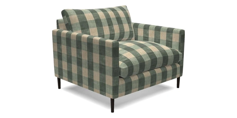 Heyshott Snuggler in Two Tone Plain Biscuit. Loose cover option available