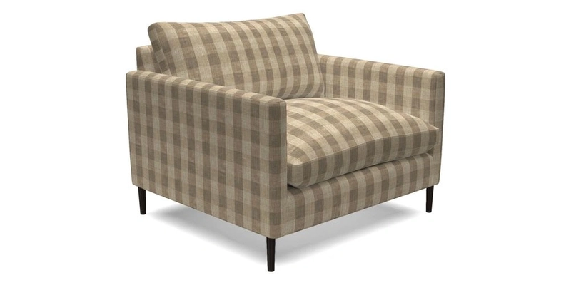 Heyshott Snuggler in Two Tone Plain Biscuit. Loose cover option available