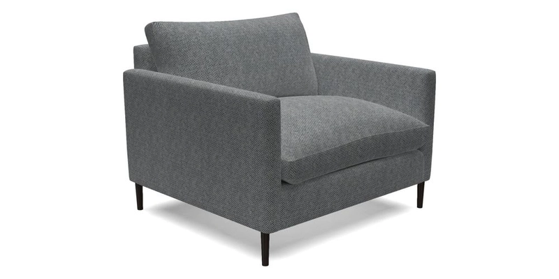 Heyshott Snuggler in Two Tone Plain Biscuit. Loose cover option available