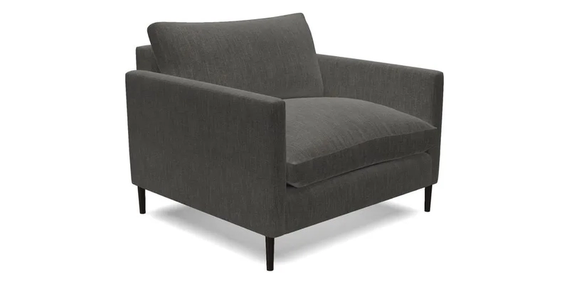 Heyshott Snuggler in Two Tone Plain Biscuit. Loose cover option available