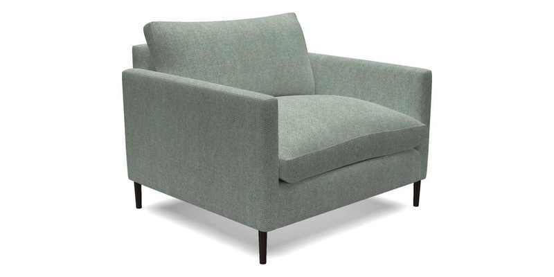 Heyshott Snuggler in Two Tone Plain Biscuit. Loose cover option available