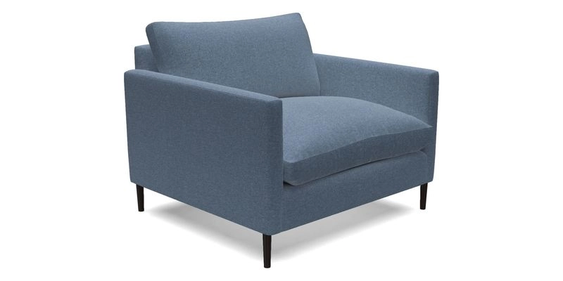 Heyshott Snuggler in Two Tone Plain Biscuit. Loose cover option available