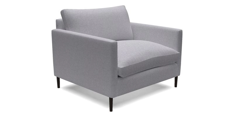 Heyshott Snuggler in Two Tone Plain Biscuit. Loose cover option available