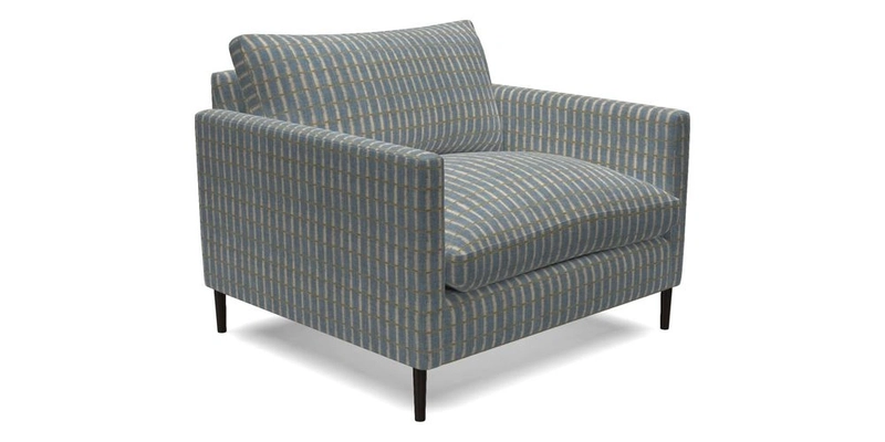 Heyshott Snuggler in Two Tone Plain Biscuit. Loose cover option available