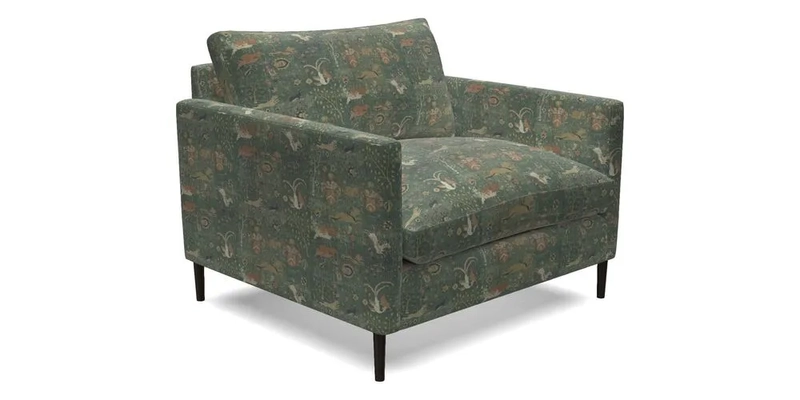 Heyshott Snuggler in Two Tone Plain Biscuit. Loose cover option available