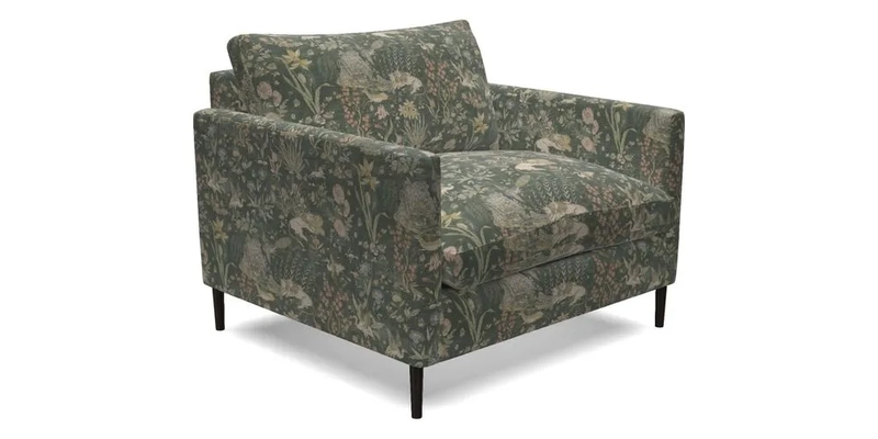 Heyshott Snuggler in Two Tone Plain Biscuit. Loose cover option available