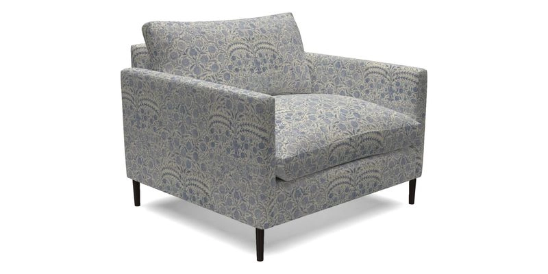 Heyshott Snuggler in Two Tone Plain Biscuit. Loose cover option available