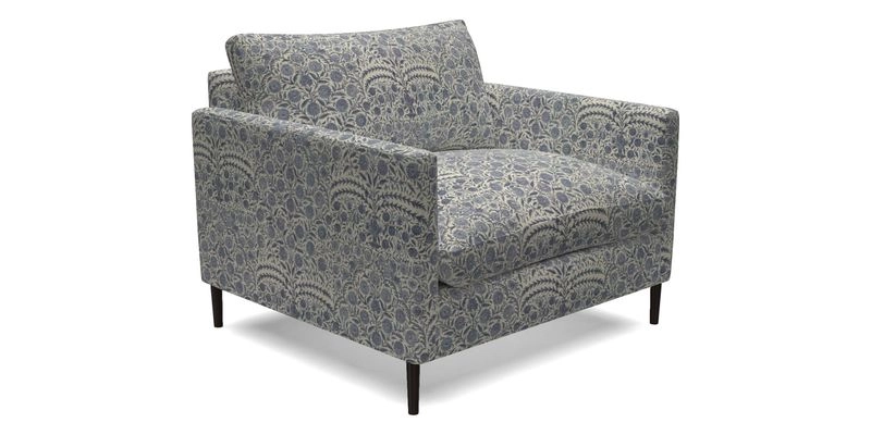 Heyshott Snuggler in Two Tone Plain Biscuit. Loose cover option available