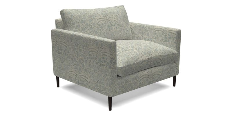 Heyshott Snuggler in Two Tone Plain Biscuit. Loose cover option available