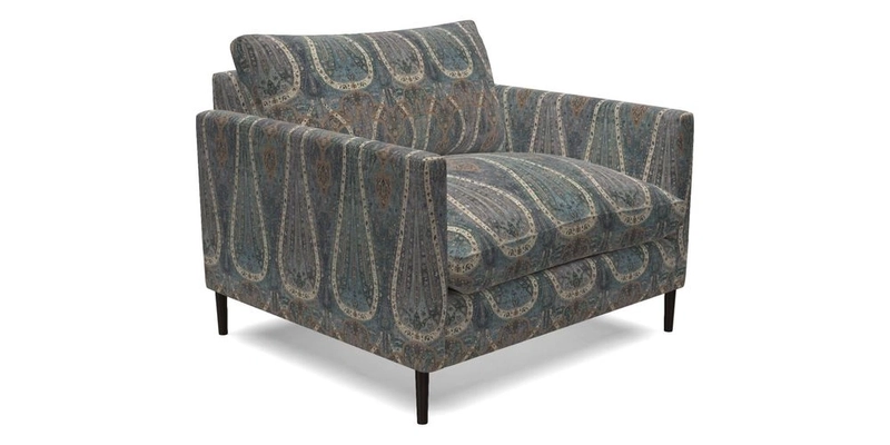 Heyshott Snuggler in Two Tone Plain Biscuit. Loose cover option available