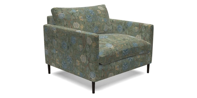 Heyshott Snuggler in Two Tone Plain Biscuit. Loose cover option available