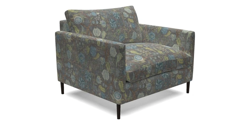 Heyshott Snuggler in Two Tone Plain Biscuit. Loose cover option available