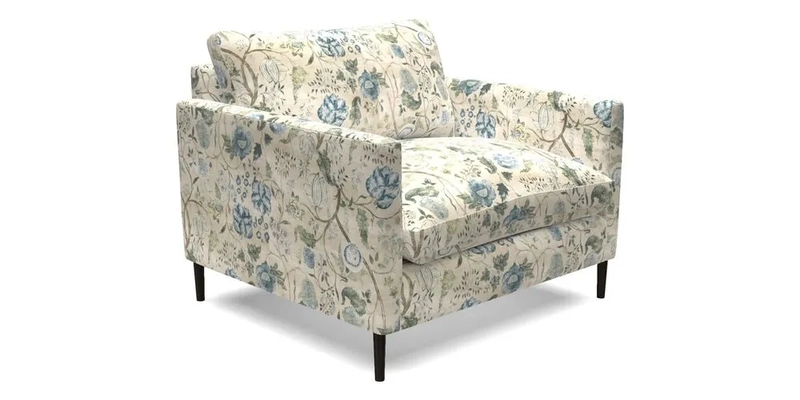 Heyshott Snuggler in Two Tone Plain Biscuit. Loose cover option available