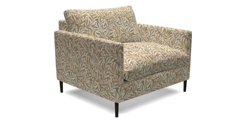 Heyshott Snuggler in Two Tone Plain Biscuit. Loose cover option available